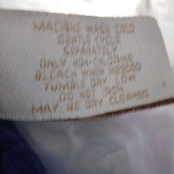 Chico’s | Blue Crinkle Jacket Front Hook Lightweight | Size L (12) - Picture 7 of 8